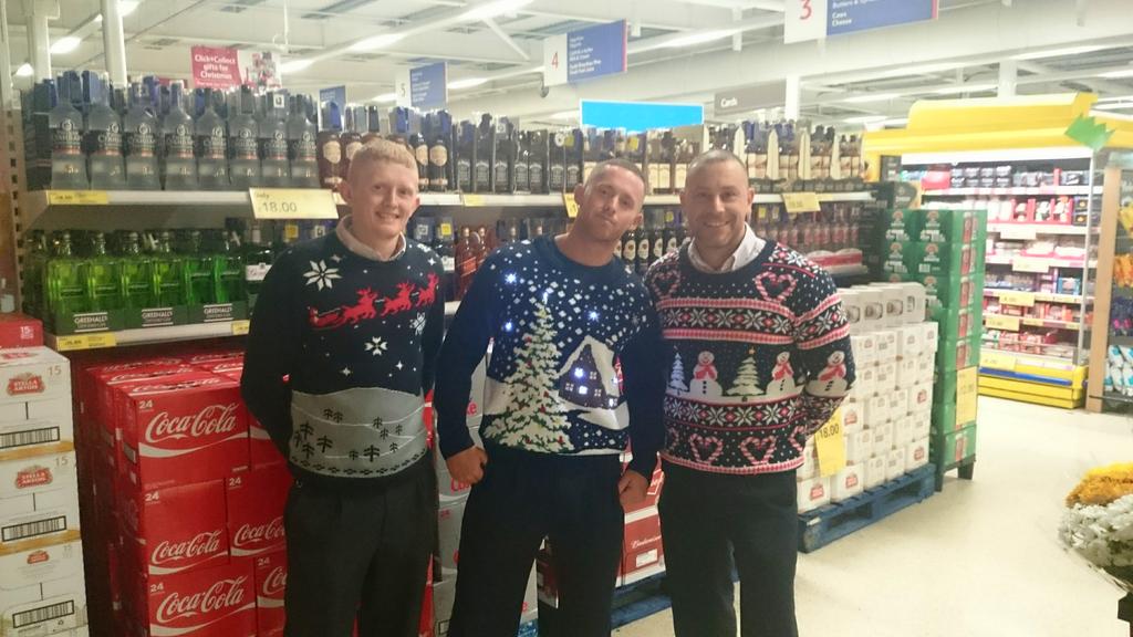Well done to our hard working night team. Great standards today and love the xmas jumpers 😀