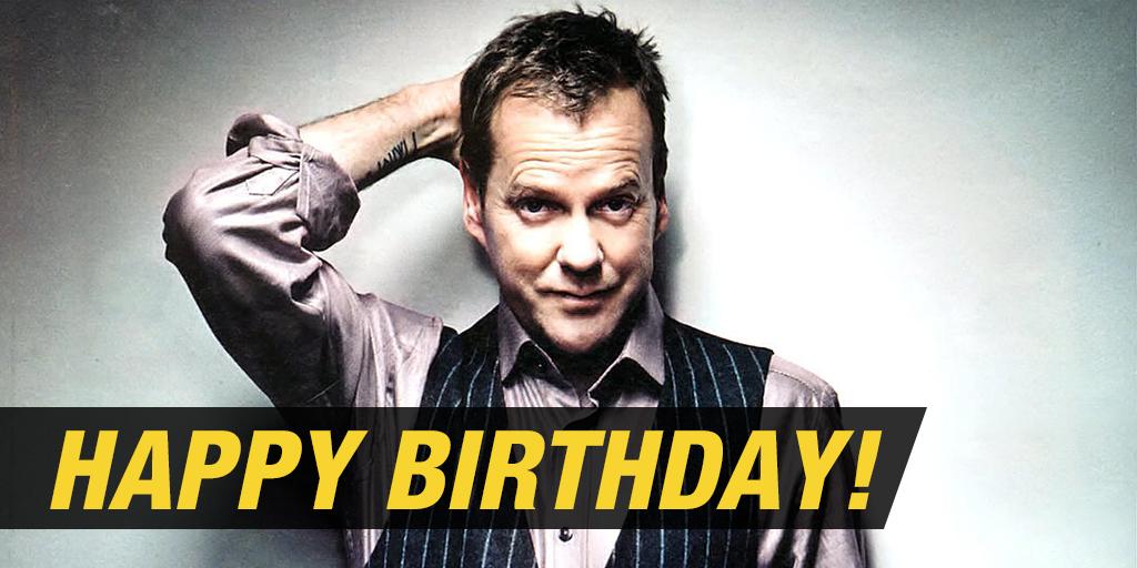 Happy Birthday to the man himself, Kiefer Sutherland! 