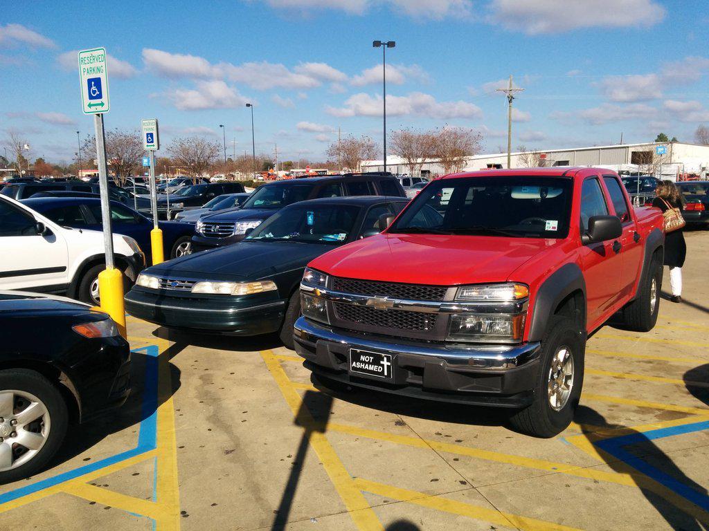 TaylorSwiftkey's tweet image. Parked in wheelchair lift zone #NotAshamed