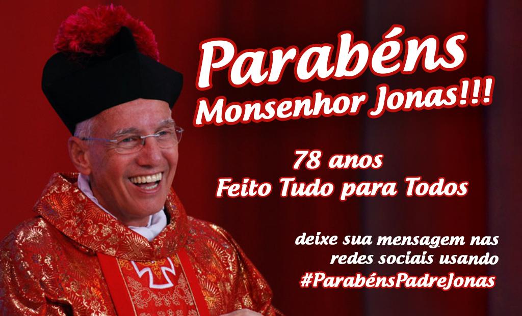 cancaonova's tweet photo. Hj é o grande dia, comemoramos os 78 anos de @padrejonasabib. Escreva sua msg para ele usando #ParabensPadreJonas http://t.co/wJWruqQk8r