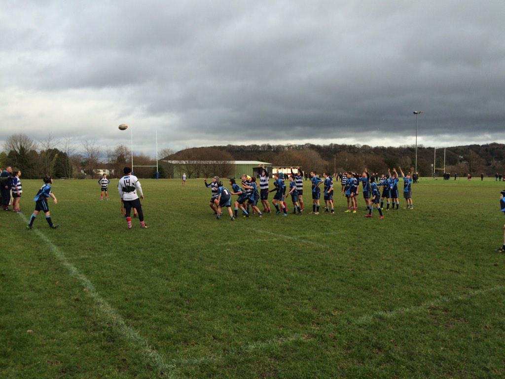 ShefRugbyU16's tweet image. Sheffield up 60-0. An all in line-out!