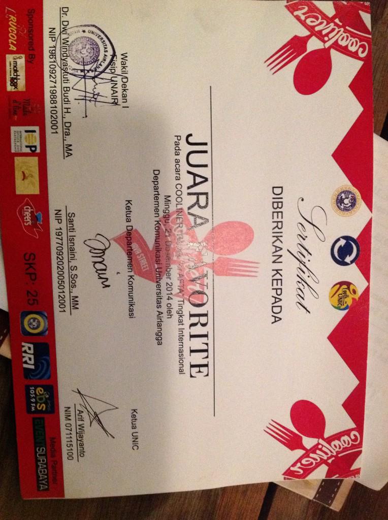 Best Team EVER...
Inget ya..lain kali asin itu penting :p

Tp worth it lah..seru kompetisiny
*colek @kikiyoohuexts