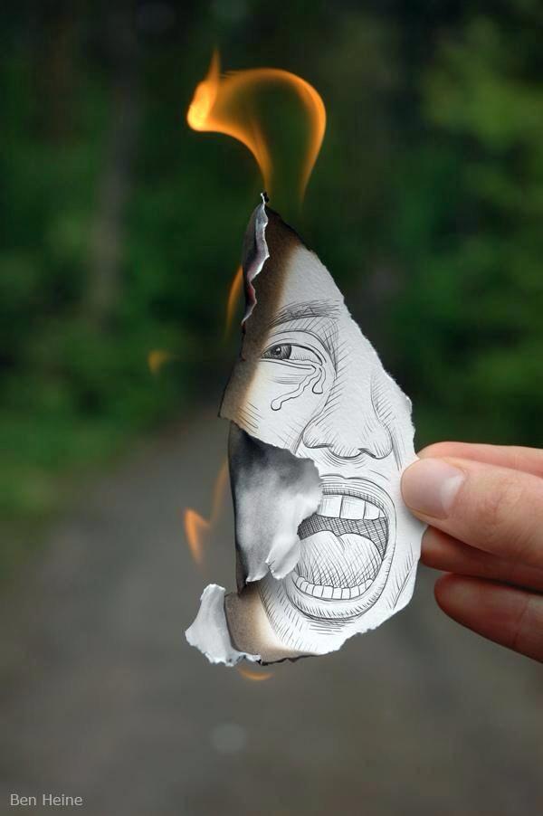 It's better to burn out, than to fade away.
Artist: Ben Heine