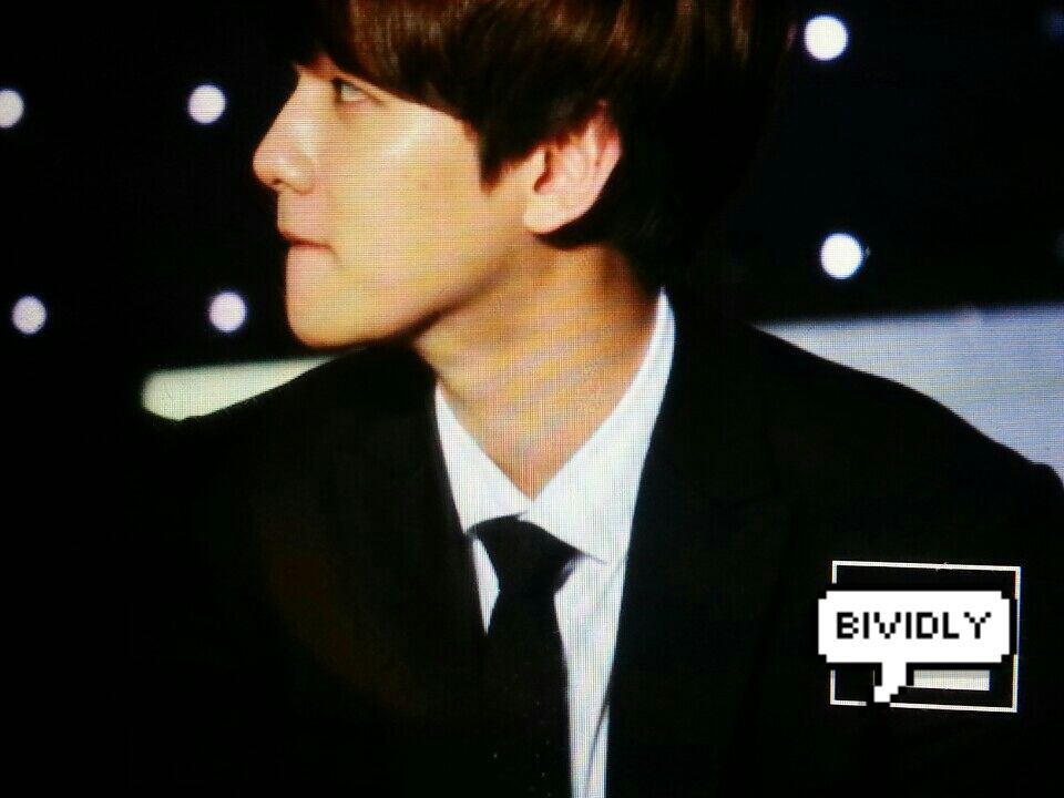 141221 SBS 가요대전 #백현 상타따! 추카추카 역시 엑소 👏👏