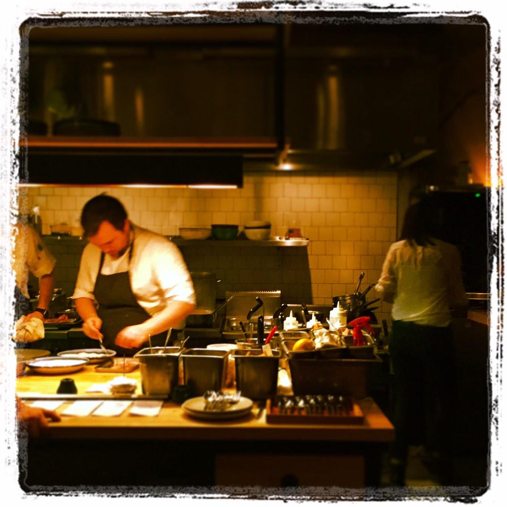 PeterSom's tweet photo. #aboutlastnight Love watching the chefs #atwork @RichTable #SanFrancisco #bestmeal #nomnom #inspired #RichTable http://t.co/ONNfuvvhym