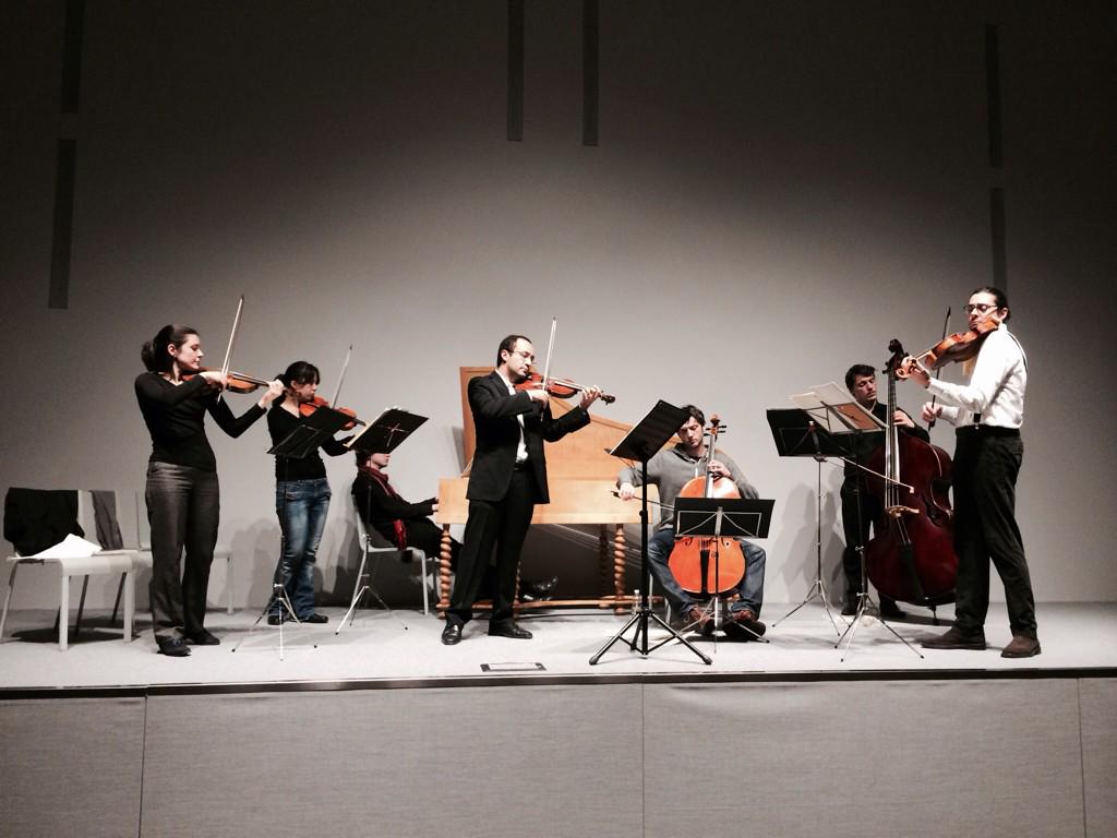 ilpdo's tweet photo. Final rehearsal on the stage of #Teatrino di @PalazzoGrassi #countdown #VCBM #Venezia http://t.co/EQbahpEqh6