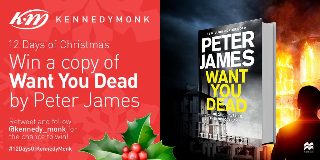 Kennedy_Monk's tweet photo. RT &amp; follow us to win the latest Roy Grace thriller #WantYouDead by @Peterjamesuk @panmacmillan #12daysofKennedyMonk http://t.co/8qMQcVOMWr