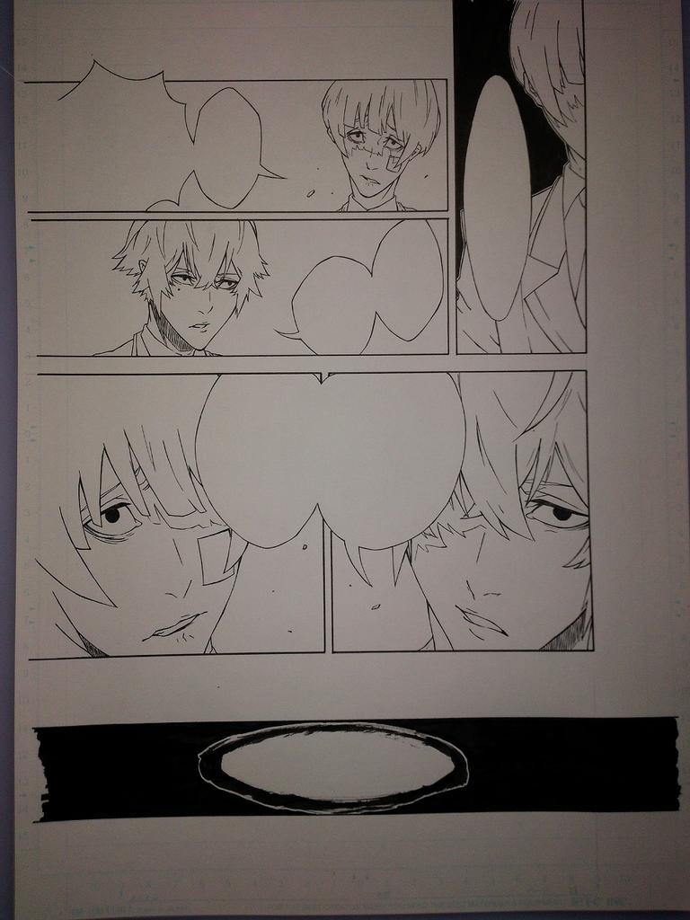 いろいろ絵が気に食わなかったから1コマめ以外描き直した。
before←   after→
少しは良くなってますかね?? 