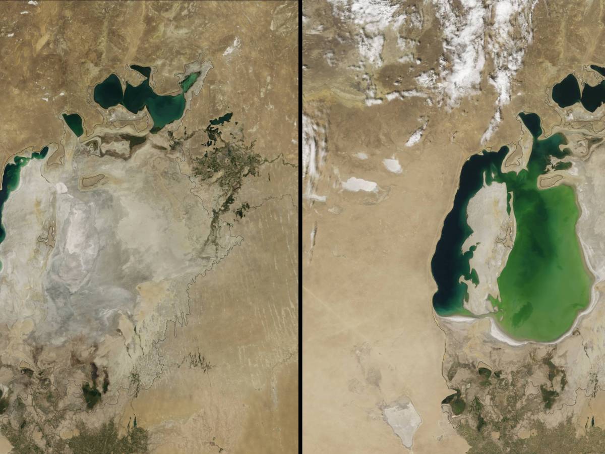 Аральское море динамика