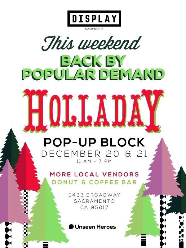 UnseenHeroes's tweet photo. Reminder: #displaycalifornia will be open today from 11-7 along with 6 businesses for our #popupblock http://t.co/VEt3pkuzDS