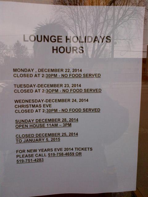 PolishHallBrant's tweet photo. Due to the Holidays we will be shortening up our hours and closing up - For more info check out our special hours! http://t.co/kbfXBabZq3