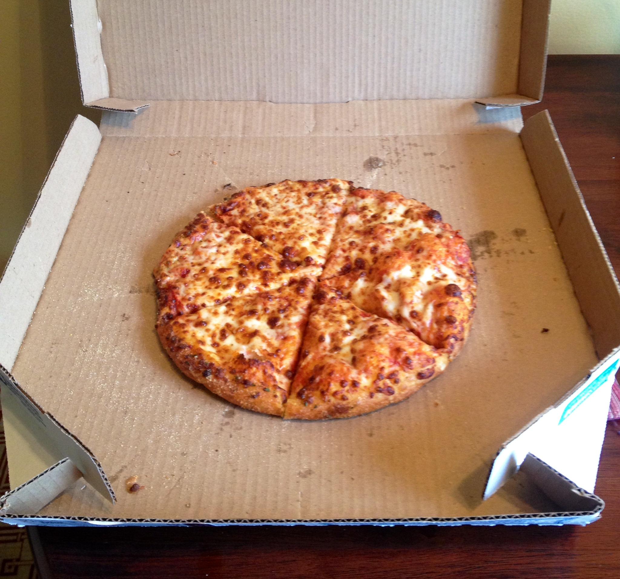 Small pizza clearance at dominos