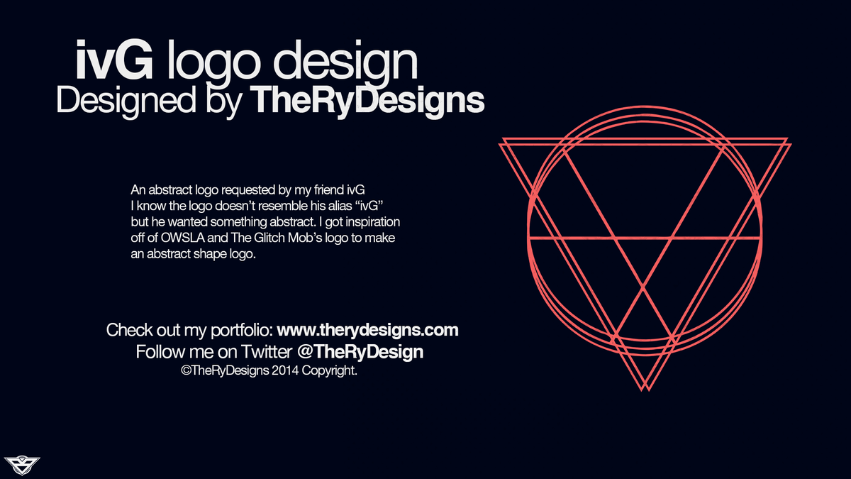 TheRyDesign's tweet photo. Abstract logo for @ivG__
RT's and FAV's are appreciated!
#logogrind http://t.co/VBozUutF6O