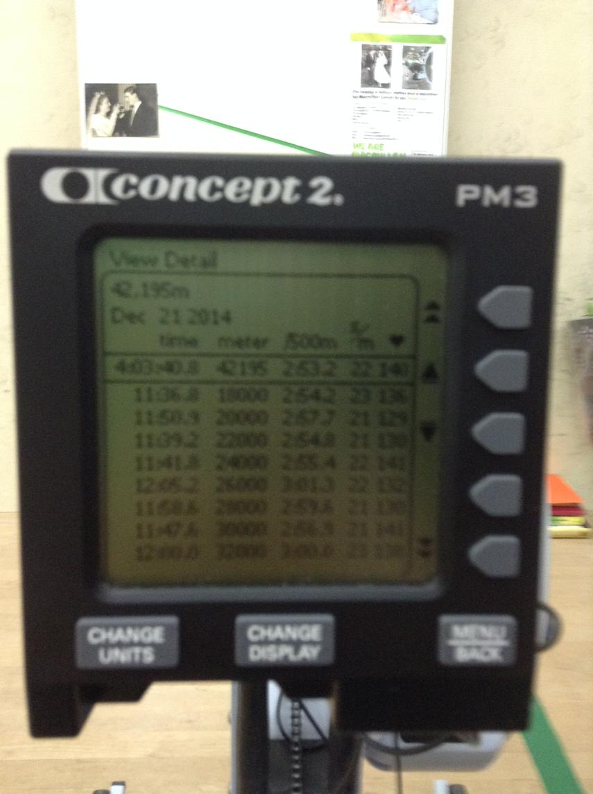 OneHappyRower's tweet image. Still waiting for the #VerificationCode but I definitely did it @concept2 @Concept2UK #42195m - &amp;amp; kinda loved it! 😊