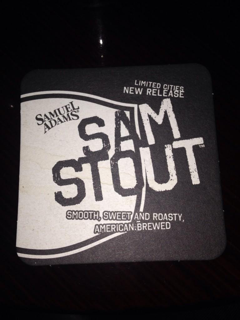 BrewlaBars's tweet photo. Can't wait to try this @SamuelAdamsBeer only being teased by coasters today :) #samstout #NFL @AstoriaTavern http://t.co/UKNqQmfnAr