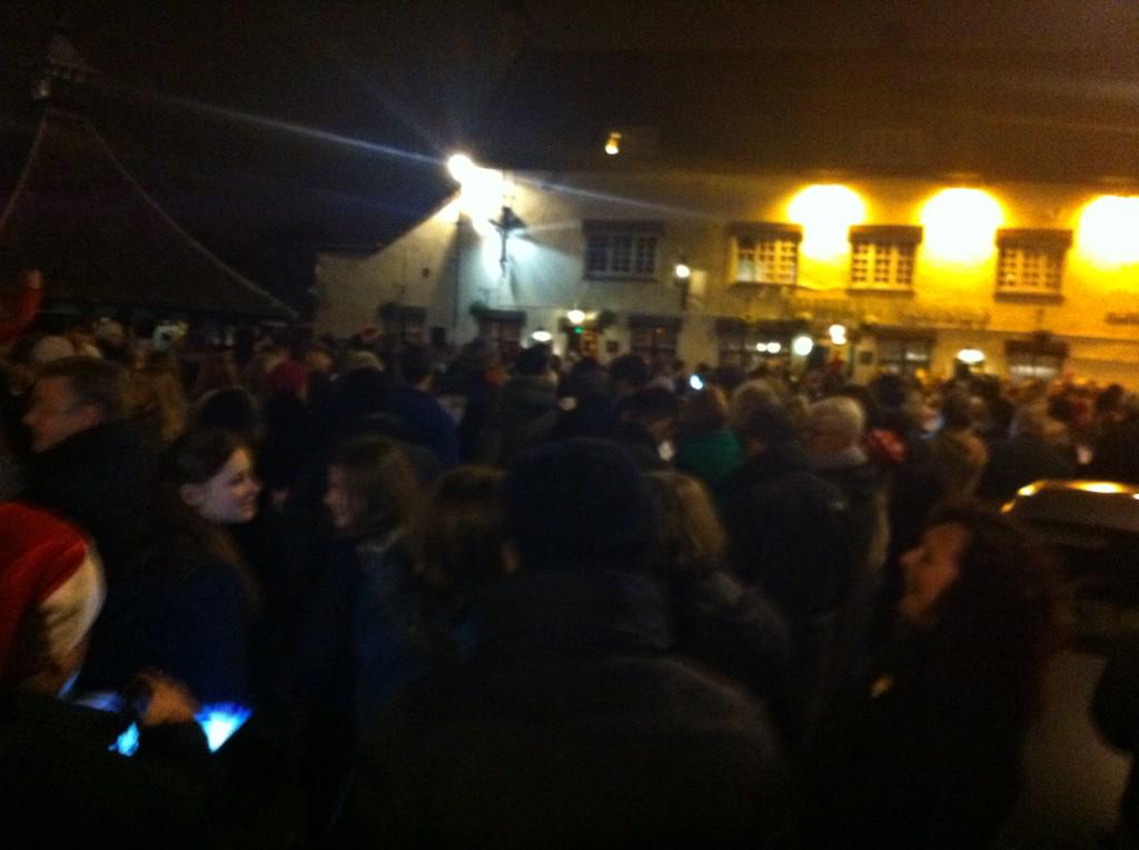 Carols around the pump with the whole SES crew. Merry Christmas!