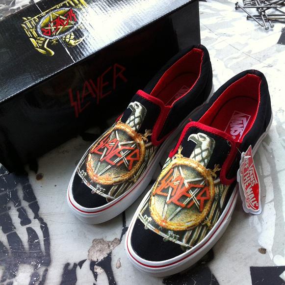 slayer vans slip ons