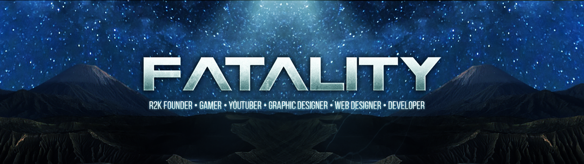 R2k_Fatality's tweet photo. Brand new twitter header I made for myself: http://t.co/lkOV1NS2pU