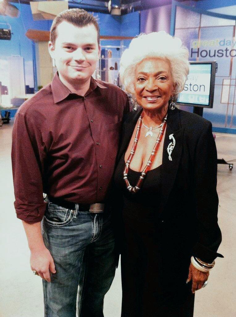 Happy birthday to Nichelle Nichols, the only original actor I\ve had the pleasure of meeting! 