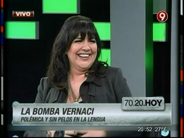 7020Hoy's tweet photo. La bomba Vernaci: polémica y sin pelos en la lengua http://t.co/ZH93TlqqTh http://t.co/EoWlXTeinx