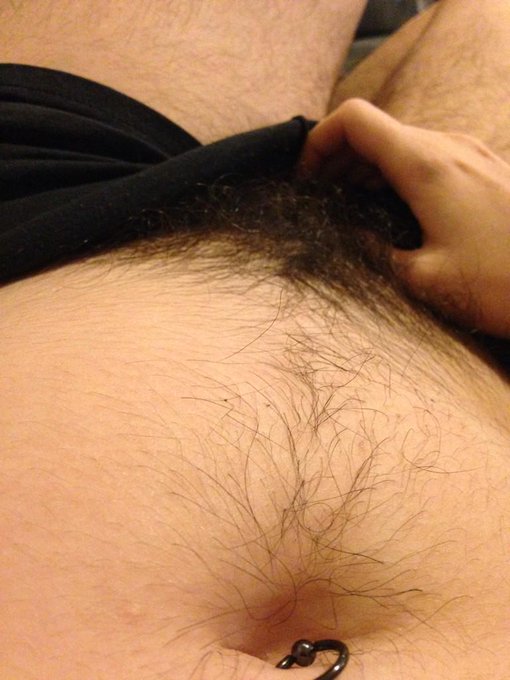 Hairy belly and bush tease. I'll be back in a few days 😈 http://t.co/S731k7AoHI