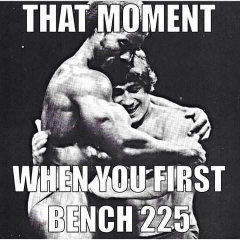 WorkoutBible's tweet photo. Benching 225💪 http://t.co/4nbaw4bSyo