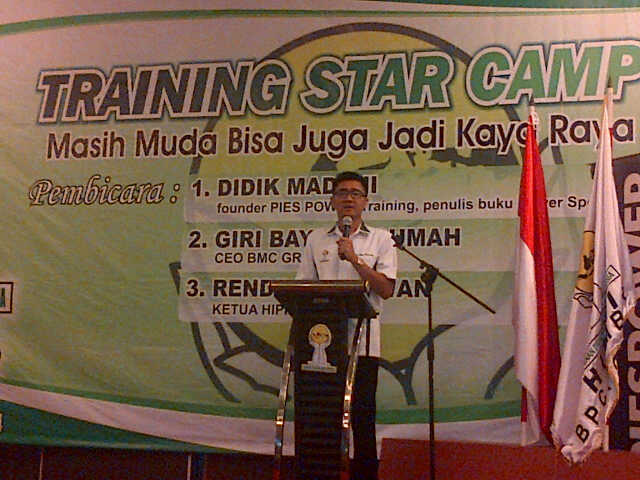 Sambutan Ketua Umum BPD HIPMI Jatim Sdr. Giri Bayu Kusumah