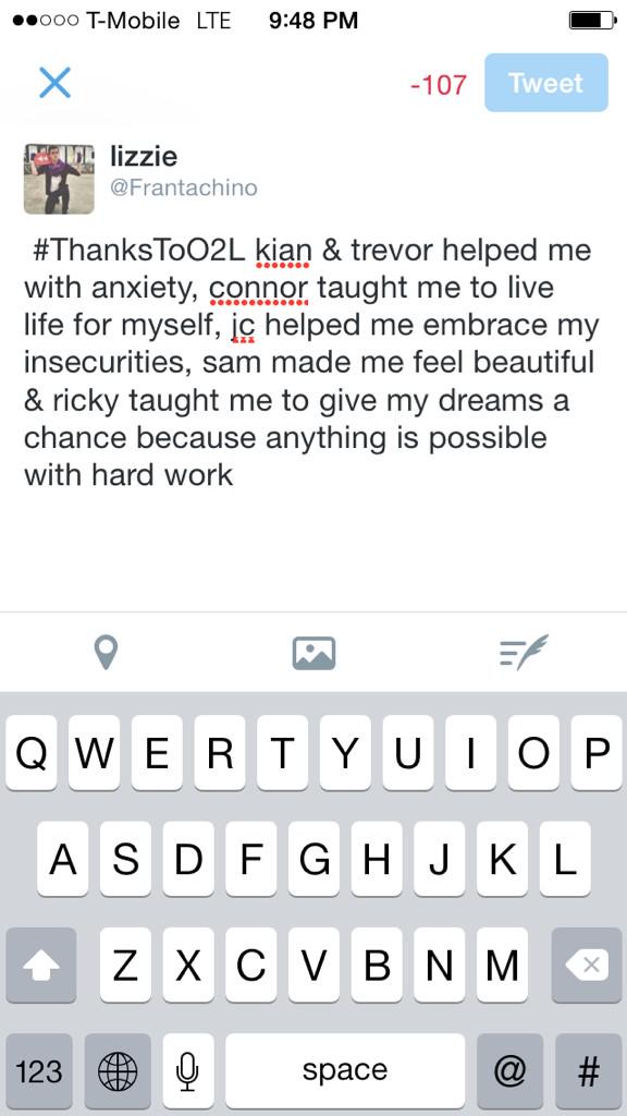 justspanglish's tweet image. #ThanksToO2L