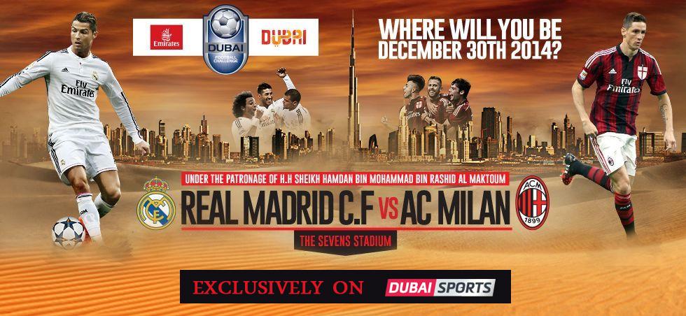 Milan Real Madrid in diretta da Dubai