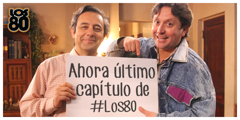canal13's tweet photo. ¡EMPEZÓ! Dale RT y no se pierdan ahora el ÚLTIMO CAPÍTULO de #Los80 http://t.co/18hkdsYoQ2