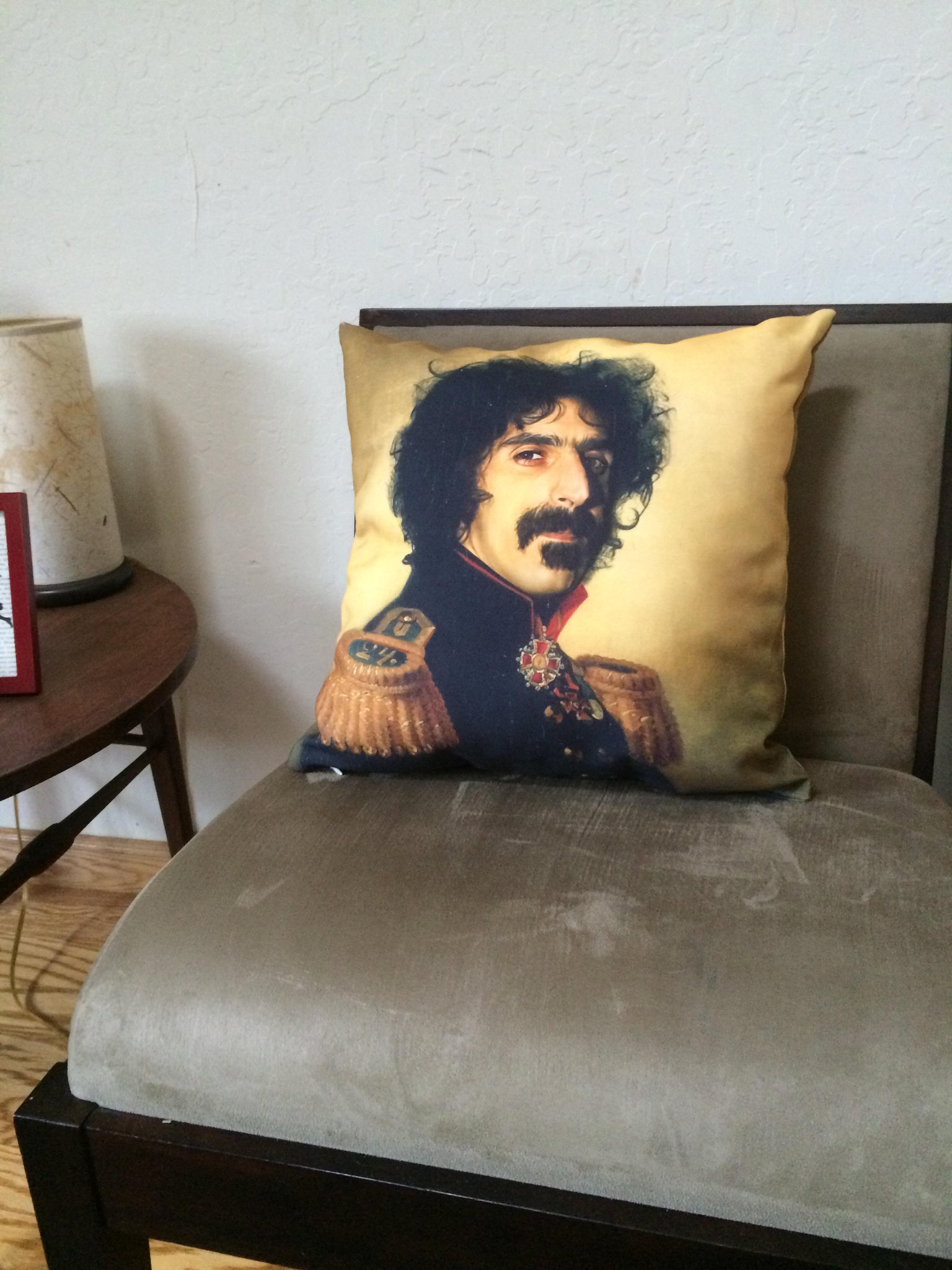 Happy Frank Zappa s Birthday! Look at the awesome pillow my friend gave me. 