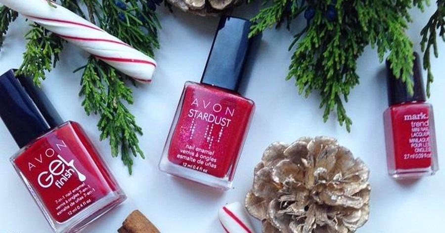 YourBestAvonRep's tweet photo. Cute reds for holly jolly nails in @AvonInsider's Stardust, Gel, or mini polish! #AvonRep http://t.co/Q0i1m1iDBS http://t.co/8t1j0fTjID