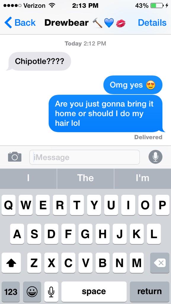 LuckiestG's tweet image. Just one of the reasons he's so perfect 😍 #chipotle