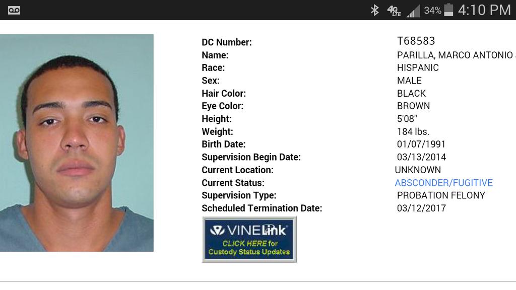 Marco Antonio Parilla Criminal Records