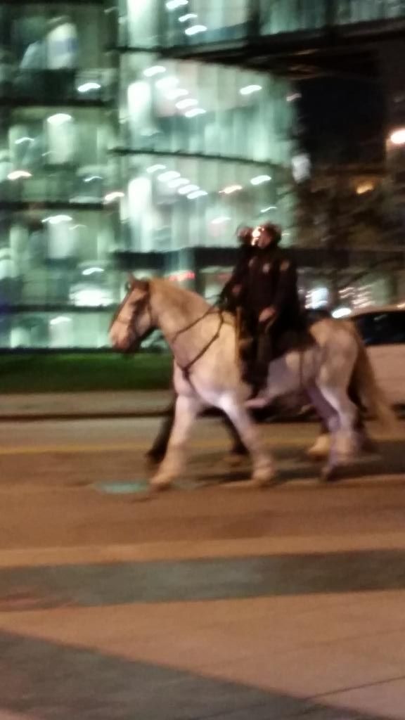 OwlsAsylum's tweet photo. RT @dlatchison011: Cops following us #Cleveland #TamirRice #Ferguson2Cleveland http://t.co/UxE3jYz0wv