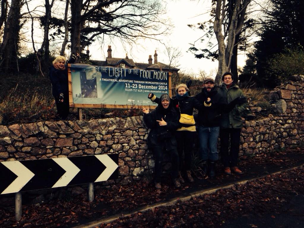HocketHoot's tweet photo. @PlanningUnit designers are making waves across southest westest Cumbria @MuncasterCastle right now! http://t.co/WL9PbjcATH