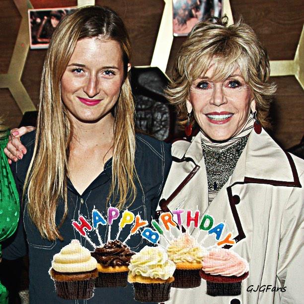 Grace Gummer & Jane Fonda | 4 Days Till Christmas - With Jane. No \did you know\ with today\s just a HAPPY BIRTHDAY 