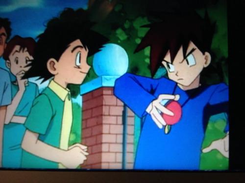 JrProfessorOak's tweet image. "When bitches tryna take Gary Oak from Pallet Town pokemon"