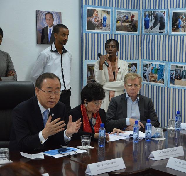 C'est une première dans dans l'histoire que les Nations Unies mettent en place une mission d'urgence sanitaire. BKM