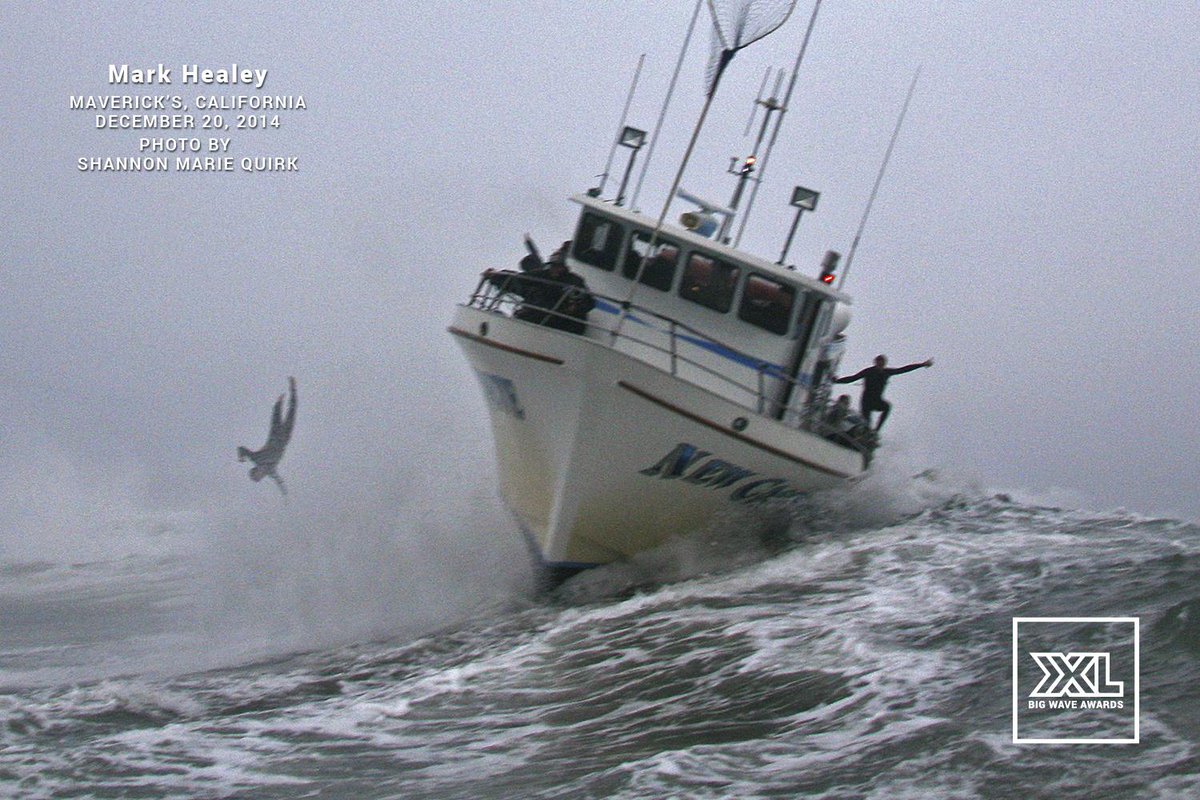 Wipeout of the Year, Sightseeing Boat Division? The Maverick's charter boat gives <a href="/donkeyshow/">donkeyshow</a> a push for the title.