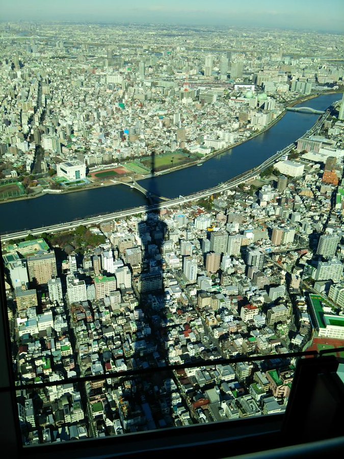 冬至 みんなの影もスカイツリーも長ーくなった 画像 ハフポスト Life
