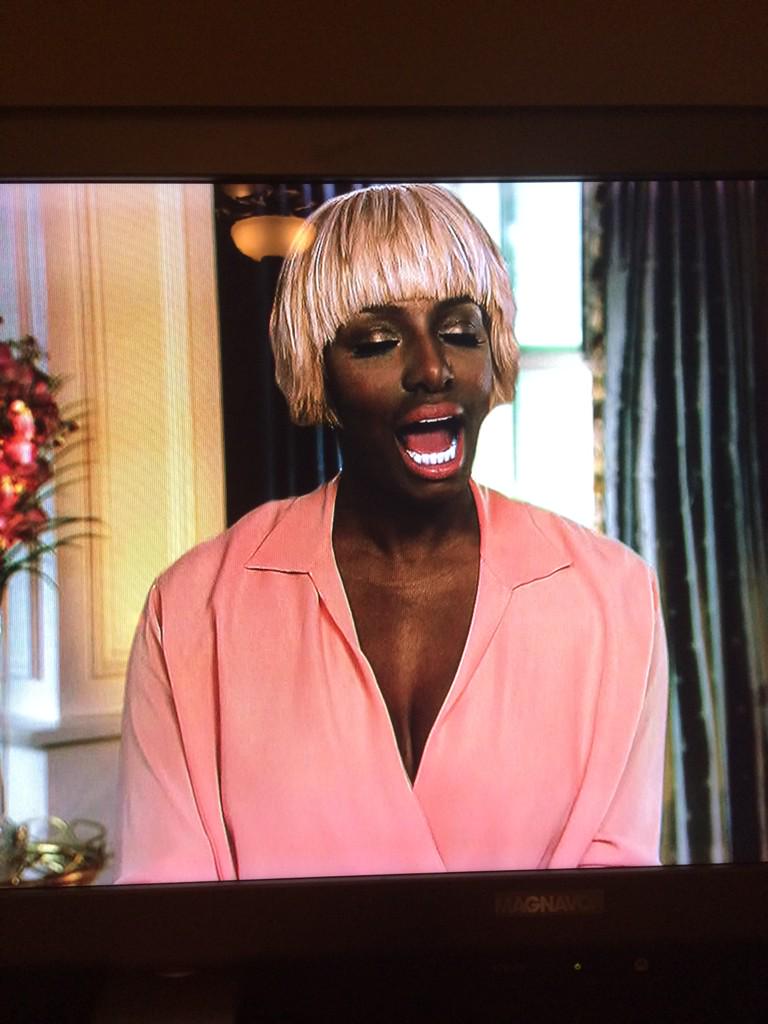 MsQC2Pretty's tweet photo. “@BriannaChevonne: NENE LEAKES WTH IS THIS GIRL?!?! #RHOA http://t.co/PBwZcuhDyW” {😭😭😭😭