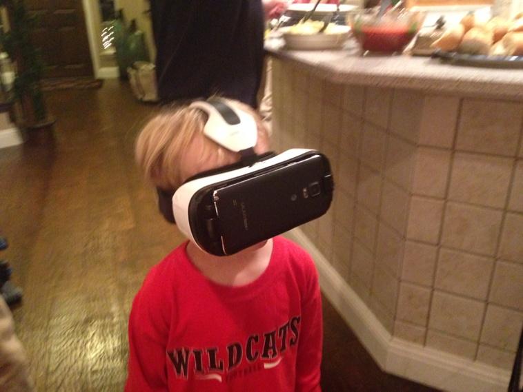 savedbylove1's tweet image. My nephew is from the future #virtualreality