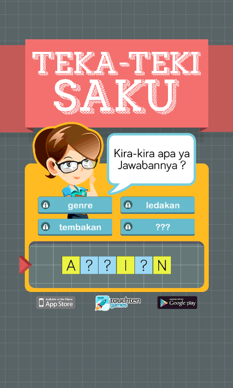 CrabJs's tweet photo. Jawabannya apa ya? Bantu aku memecahkan #TekaTekiSaku ini! download gratis di http://t.co/Z4liMUebfm @touchtengames http://t.co/uGzpLlkUjS