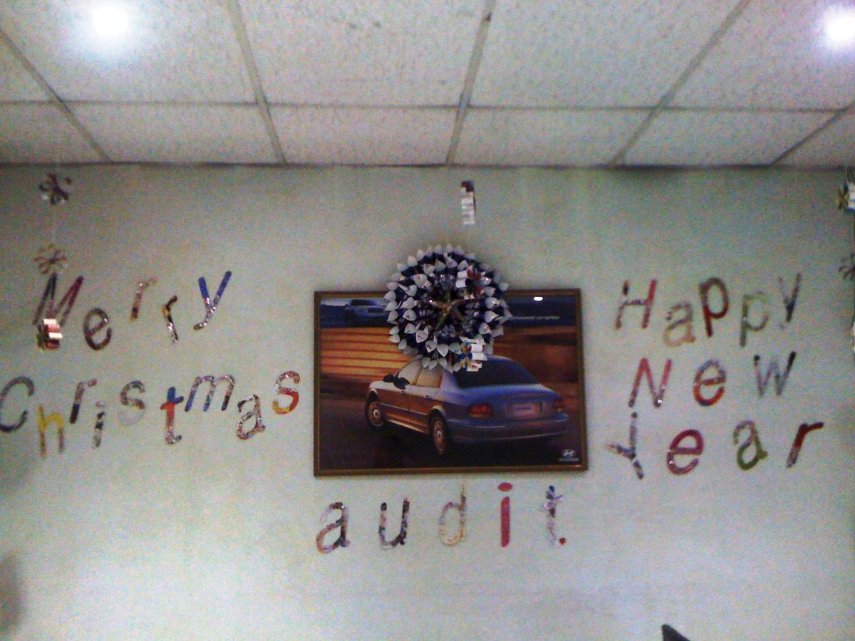 amsyberat's tweet image. merry christmas :) #hyundaipampanga #auditdept #proudofmyself