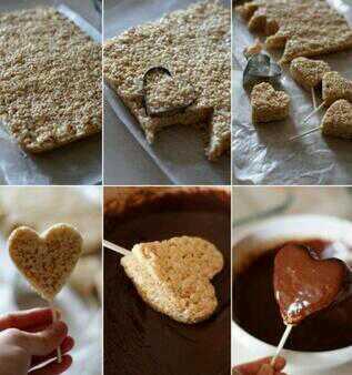 amato_sweets's tweet photo. 【簡単レシピ】

♥チョコフレークでハート型チョコ♥

①チョコフレークを四角に並べてレンジで1分チン
②冷えて固まったらクッキー型で型抜き
③さらにチョコでコーティング♪

パーティーにおすすめ★ https://t.co/KJ2MQvFSWk