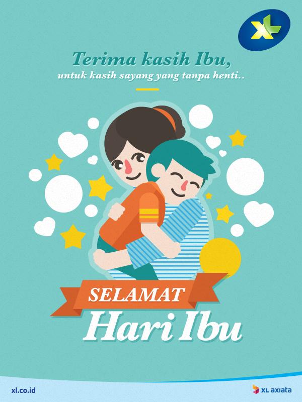 myXL's tweet photo. Selamat Hari Ibu! 
Jangan lupa peluk dan ucapkan terima kasih untuk Ibu kamu hari ini :) http://t.co/xhYrWWRhLP