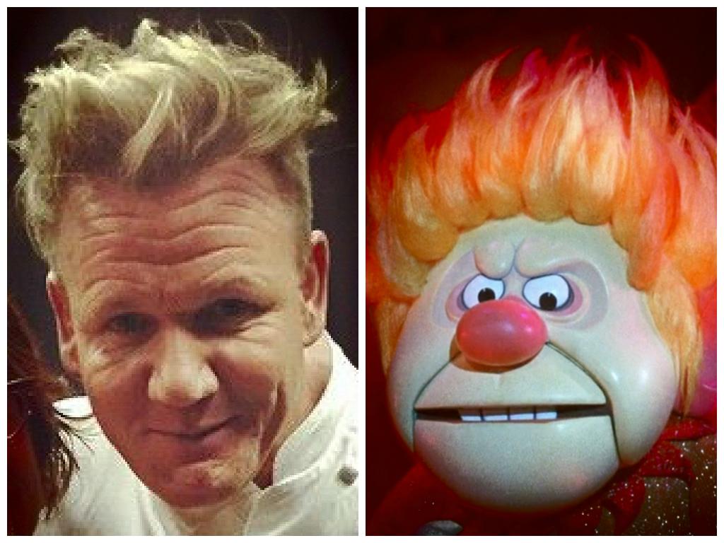 MyICETag's tweet photo. Love you Chef @gordonramsay but do you see any resemblance? #MerryChristmas #heatmiser #sharethelove RT if you agree. http://t.co/wNvjrr71ow