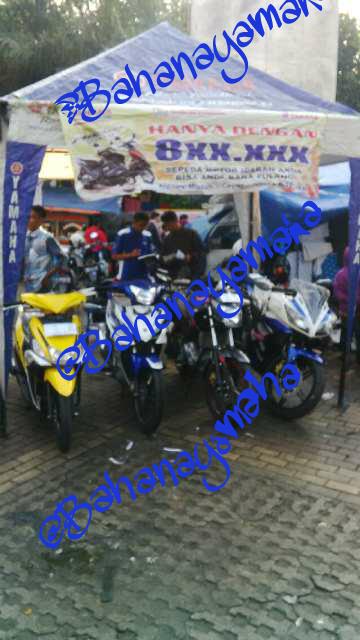 Datangi booth kami dtegalega stiap hr minggu. Dan cobain deh test ride mio m3 blue core nya :)