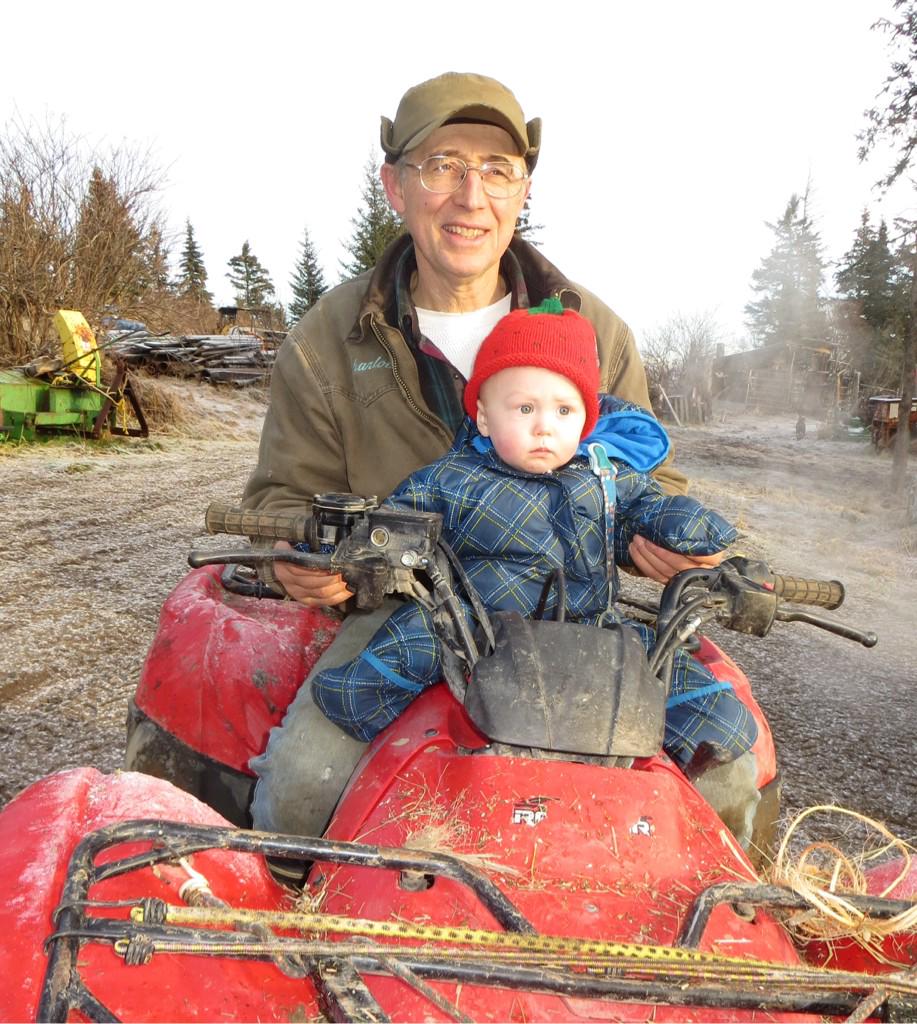 OttoKilcher's tweet photo. Out for a ride w Findlay on the "brrr bru" http://t.co/sHYlBvI40U